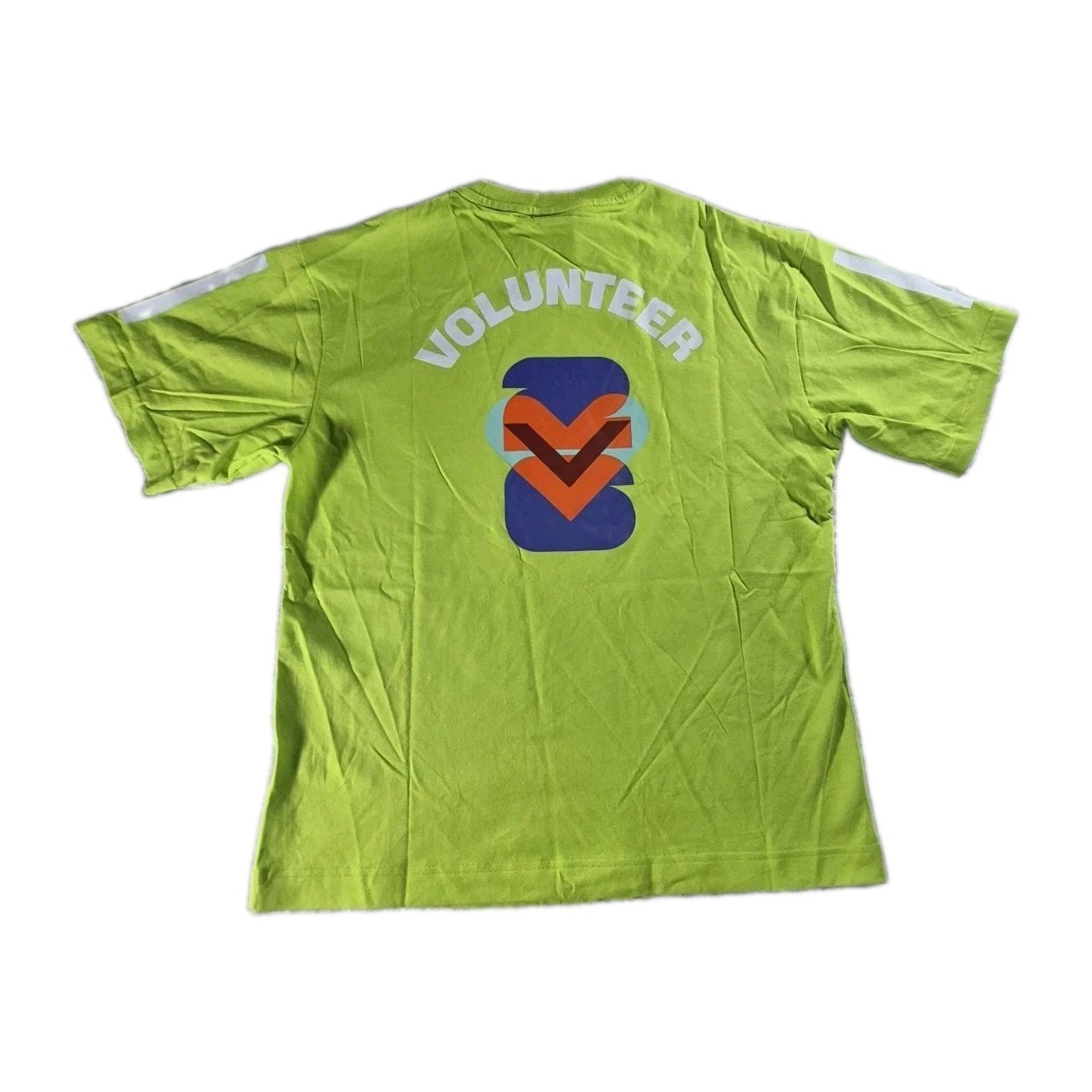 New W/Tags Adidas Soccer FIFA World Cup Volunteer Green Women Tshirt Medium