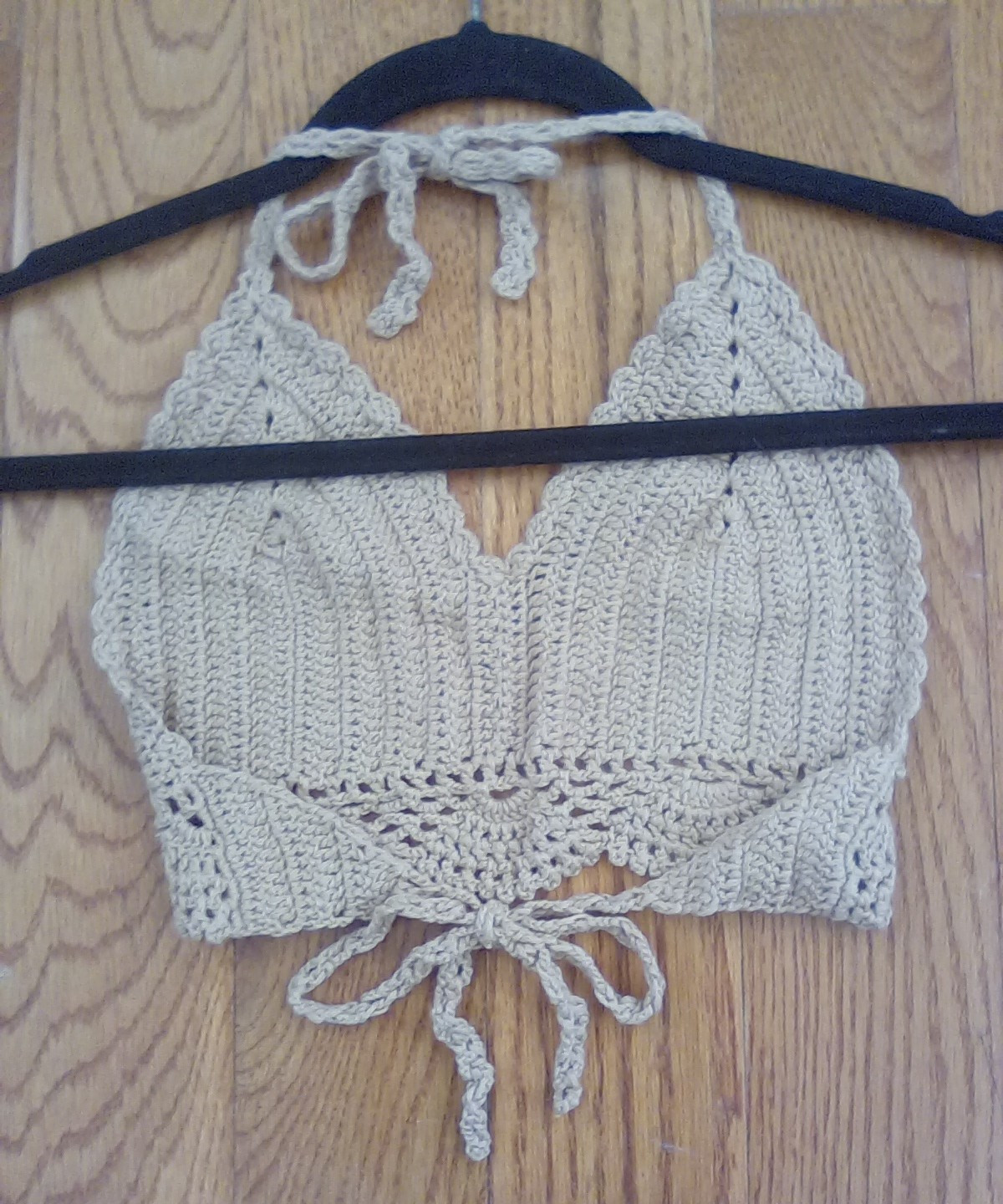 Crochet Halter Tops Wholesale Lot 1 Dz Rust Sizes S M L 4 each New Packaged