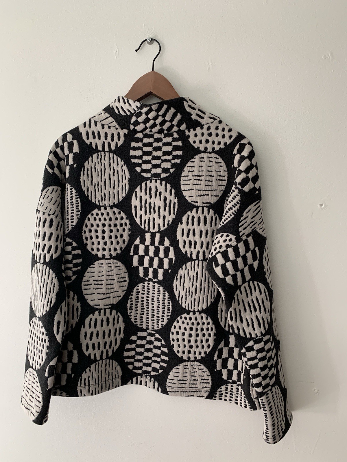 Chalet Et Ceci Alayna Top In Charcoal Sz M Long Sleeve Mock Neck Lagenlook Art