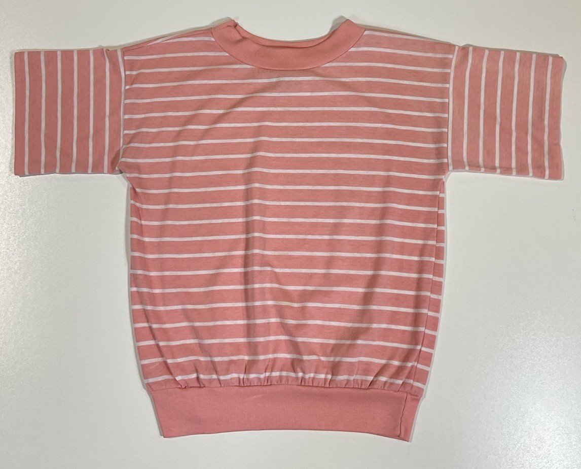 Vintage American Impressions Striped Top Sz M Preppy USA Grandma 80s