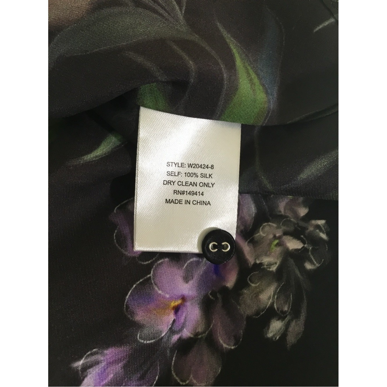 Johnny Was 100% Silk Floral Swing Tunic Size Small