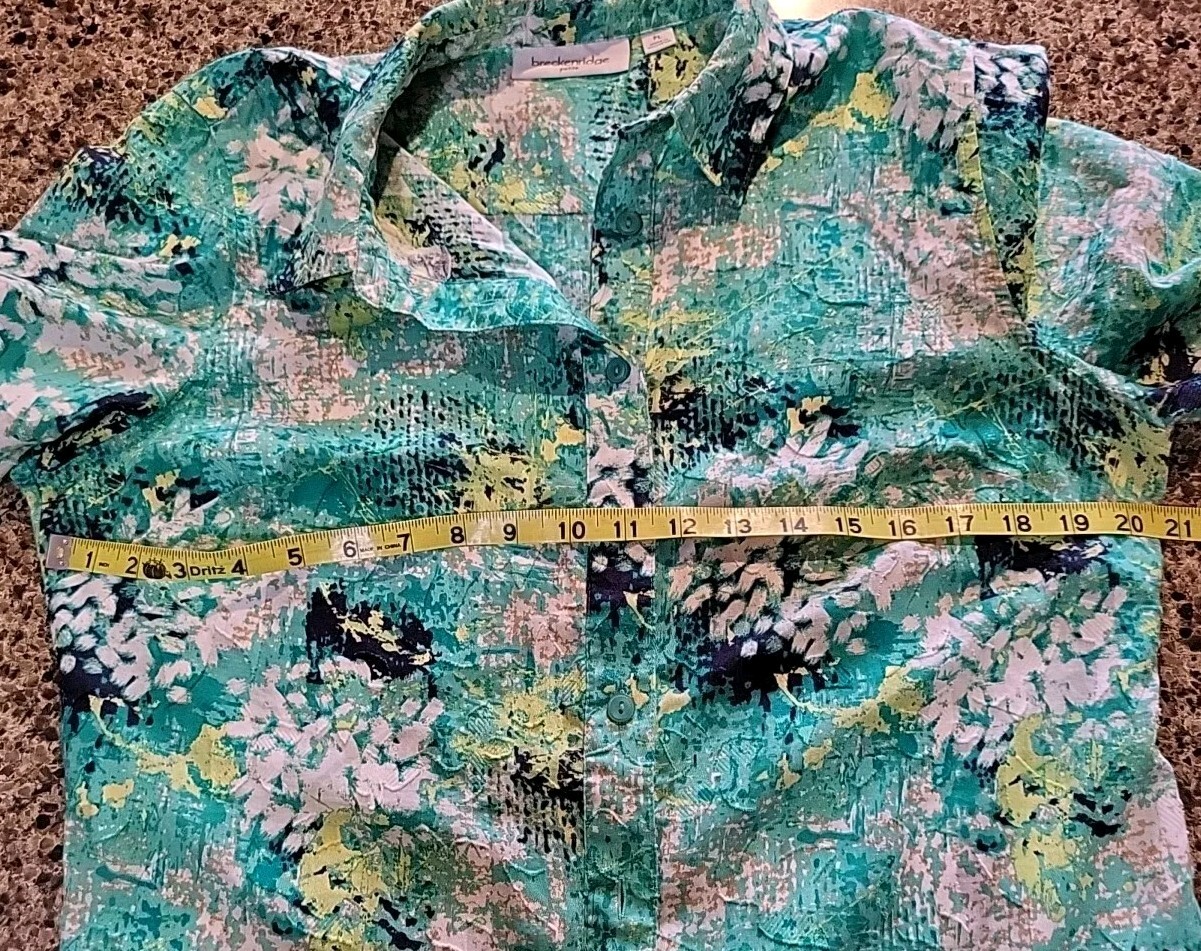 Breckenridge Womesn PL 3/4 Sleeves Multicolor