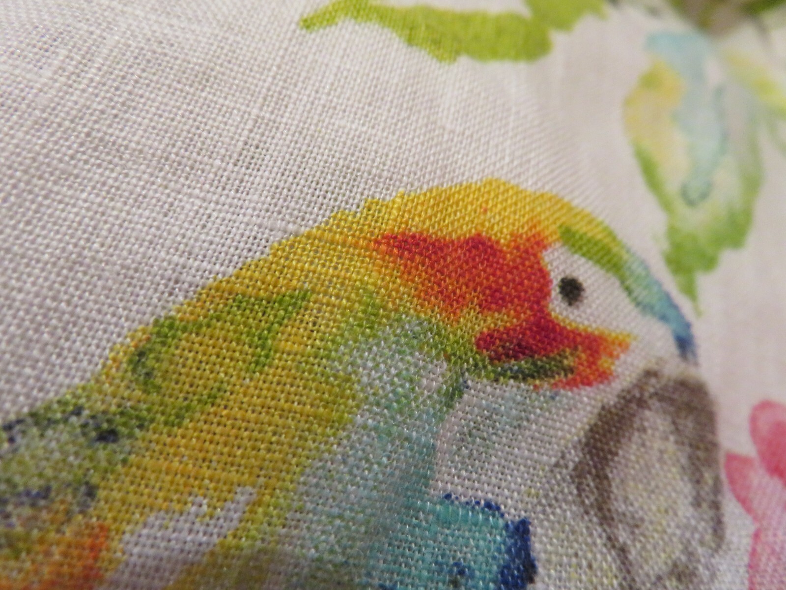 Tommy Bahama x Salesforce Data Shirt Womens XS Hawaiian Parrot Tropical Linen