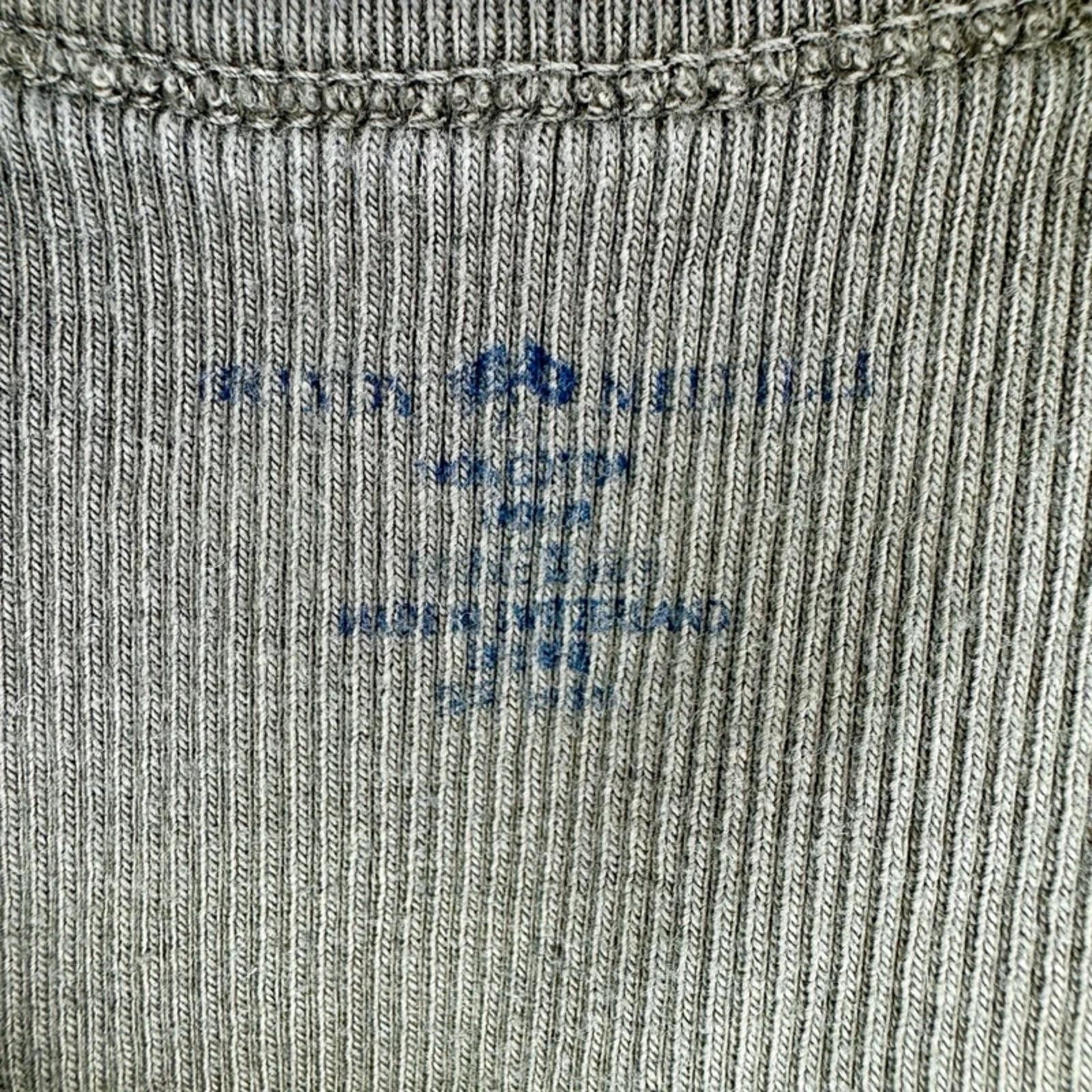 Brandy Melville Ribbed Knit Tank Top Cotton Stretch Scoop Neck olive green OS
