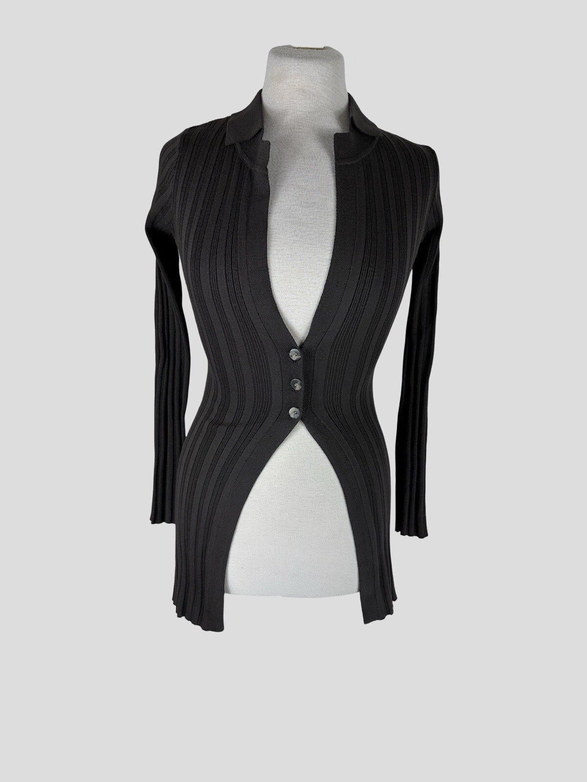 The Line By K brown long sleeve cardigan size UK6/US2
