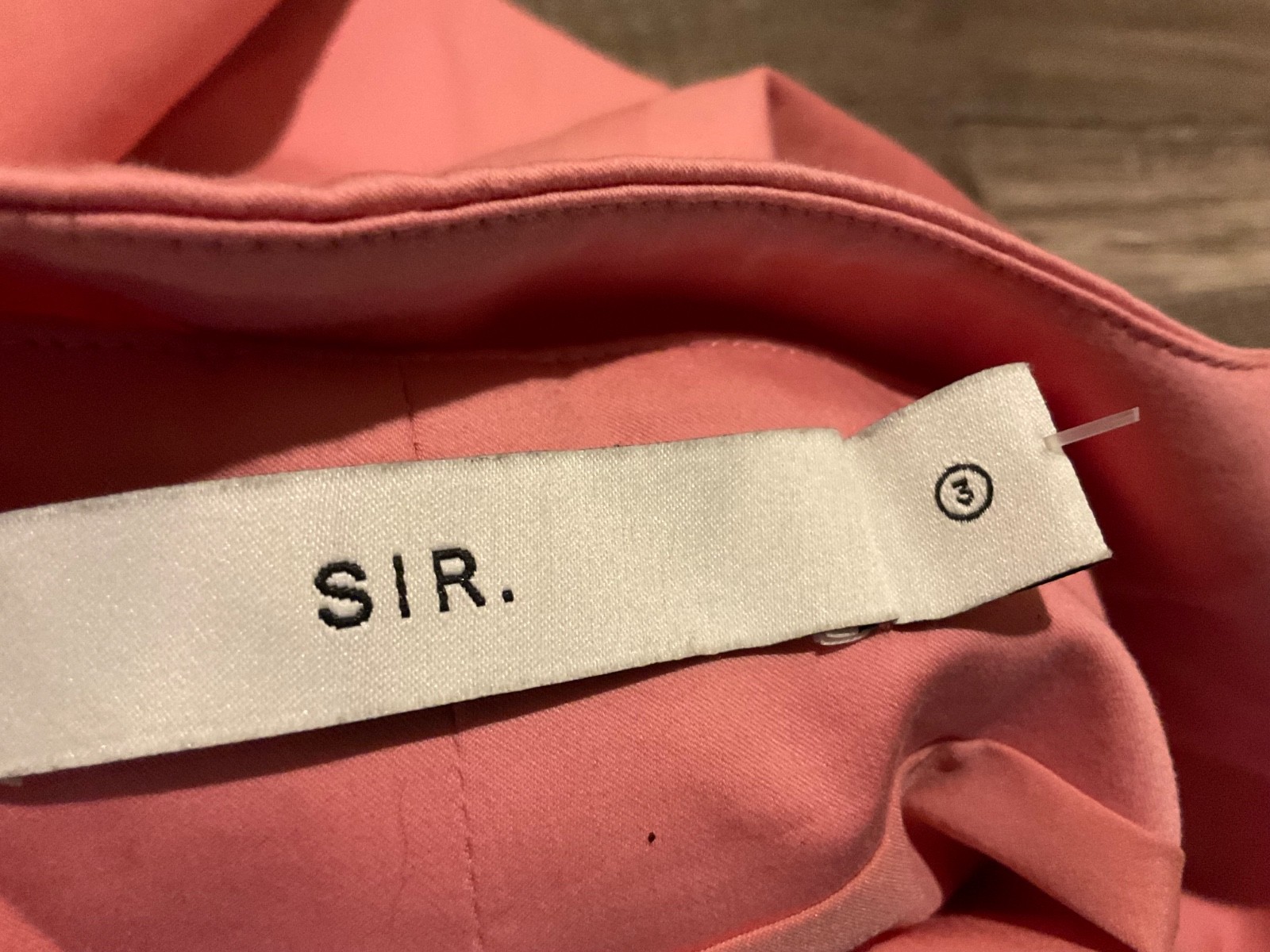 SIR. THE LABEL BUSTIER GIACOMO SLEEVESS BODICE TANK TOP ( SIZE 3 ) PINK