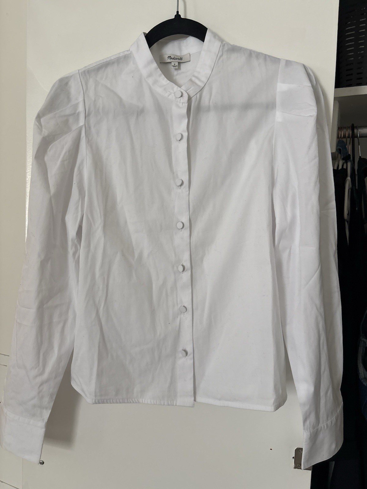 Brand New With Tags Made Well Cotton Button Up Top Size Small