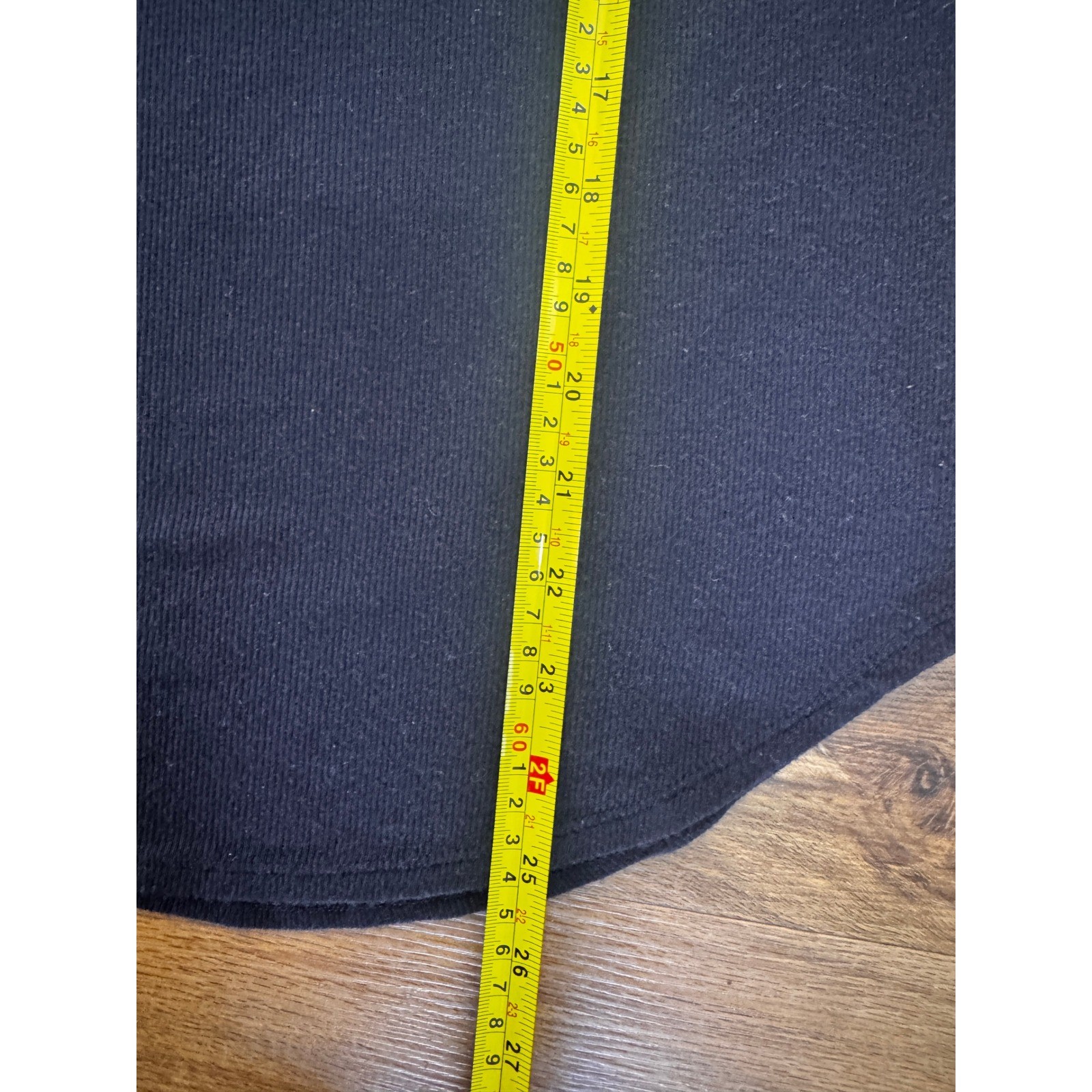 Athleta Signature Rib Long Sleeve Top Black Modal Spandex Small RN 54023