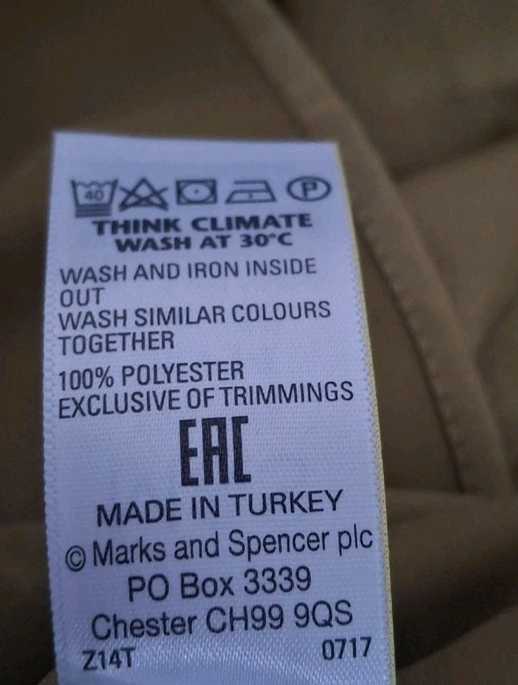 Limited Edition (M&S) Olive Green Wrap Front & Back Blouse UK 14