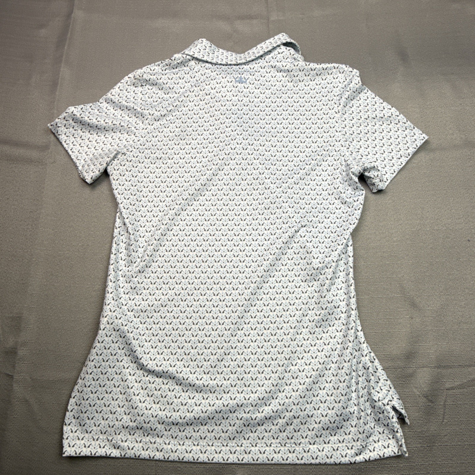 Peter Millar Women’s “Fairway Frills” Short-Sleeve Jersey Polo Sz XS