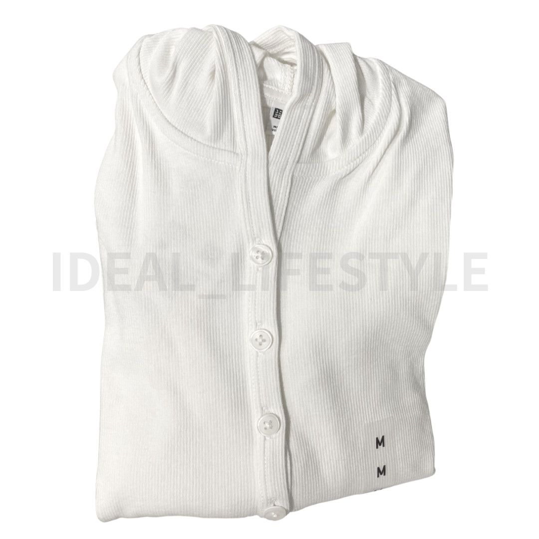 UNIQLO Hooded Ribbed T-Shirt S M L XL XXL 3XL Hoodie Top Women 488298 NWT