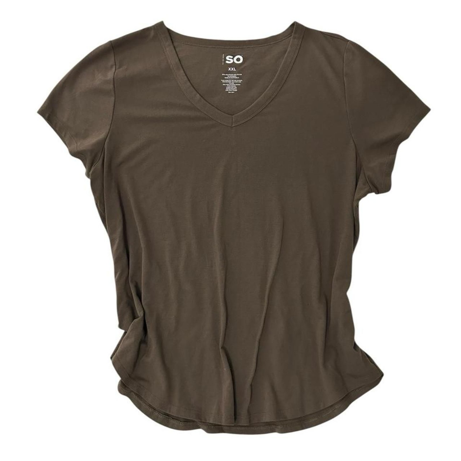 So-clothing Women’s Brown and Khaki T-shirt