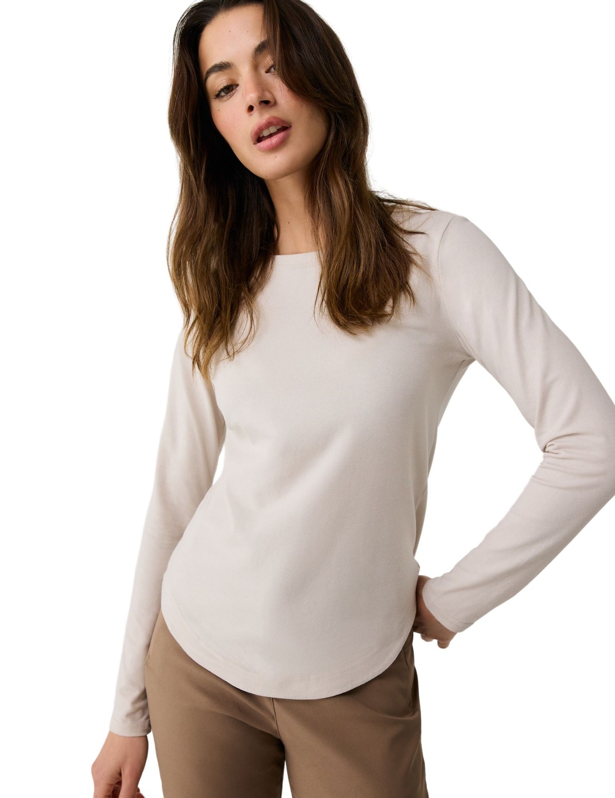Lole Effortless Long Sleeve Women’s Shirt, Abalone, X-Large