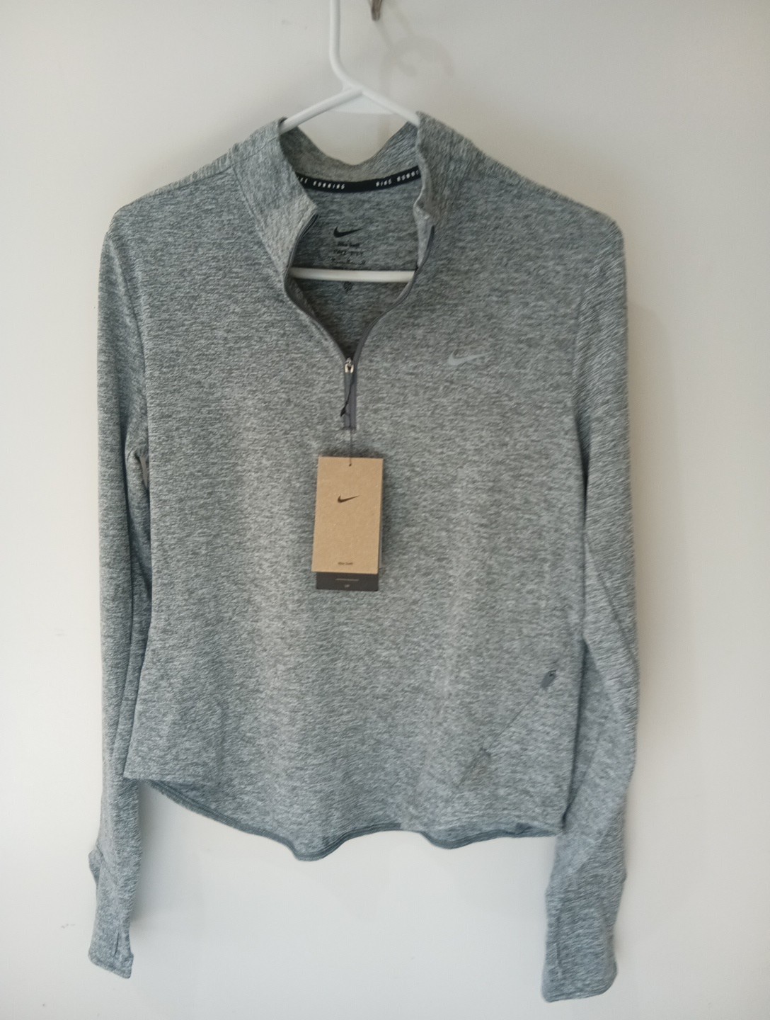 Women’s NIKE Dri-FIT Swift 1/4-Zip Long Sleeve Running Pullover Top UV