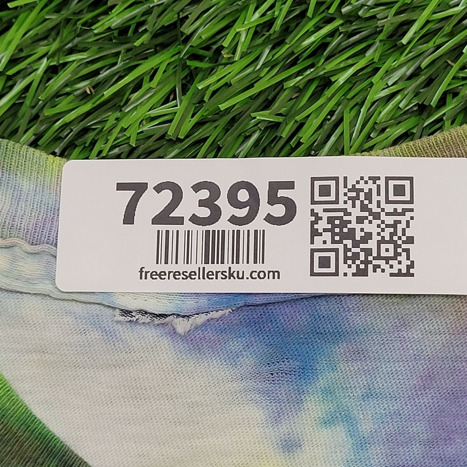 Vintage 1989 Colorful Tie-Dye Shirt Womens Large 20×25 Blue