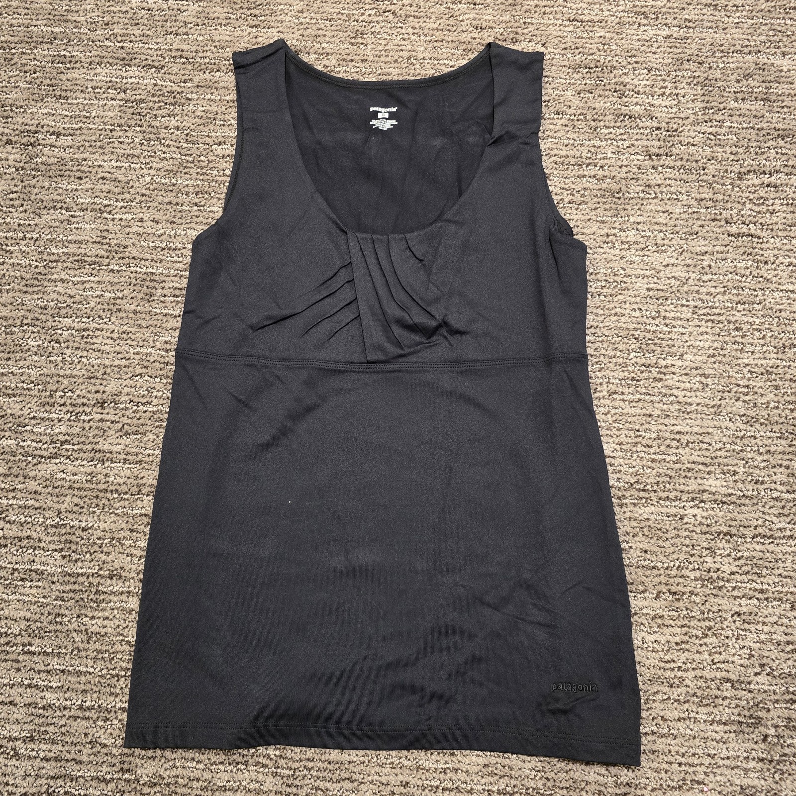 Patagonia Bandha Ruched Tank Top Size Medium Shirt Active Nylon Stretch Women’s