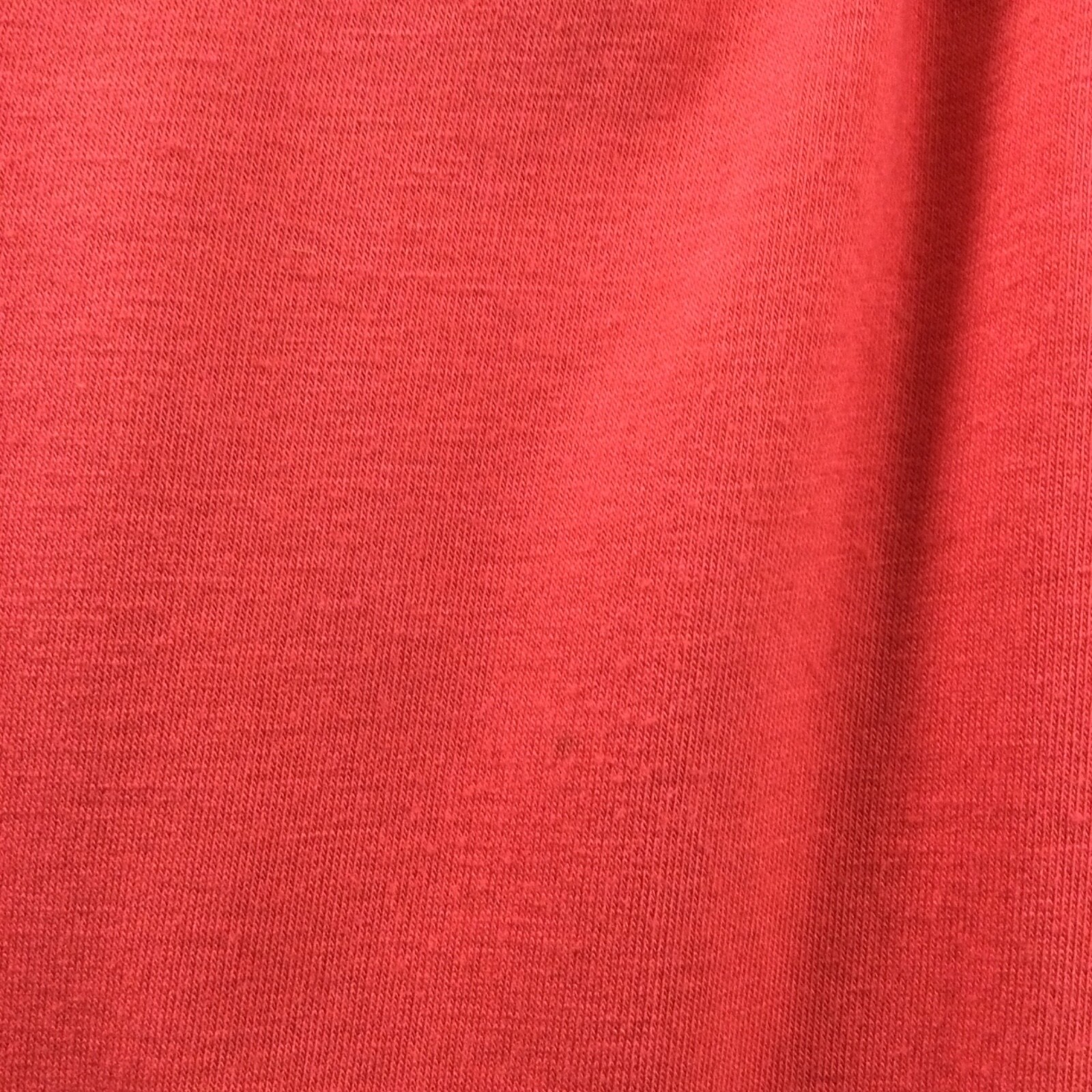August Silk Petite Top Women’s Size PL Coral Pink Sleeveless Ruffled Pullover
