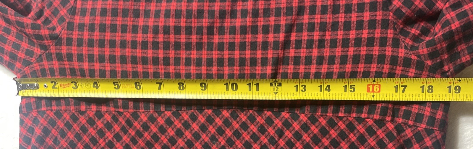 Lady story Women’s Red Black Plaid Tunic Blouse Long Sleeve Pullover