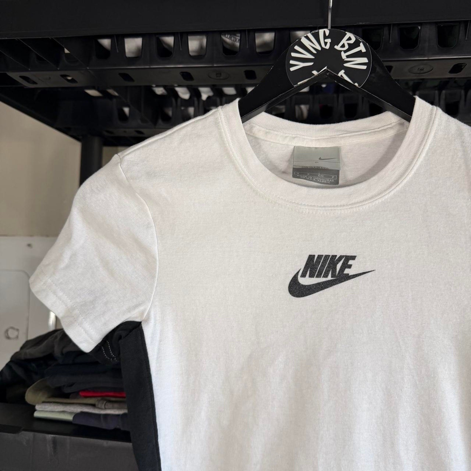 Vintage Nike Womens Tee Shirt Size S Black White Y2K Style
