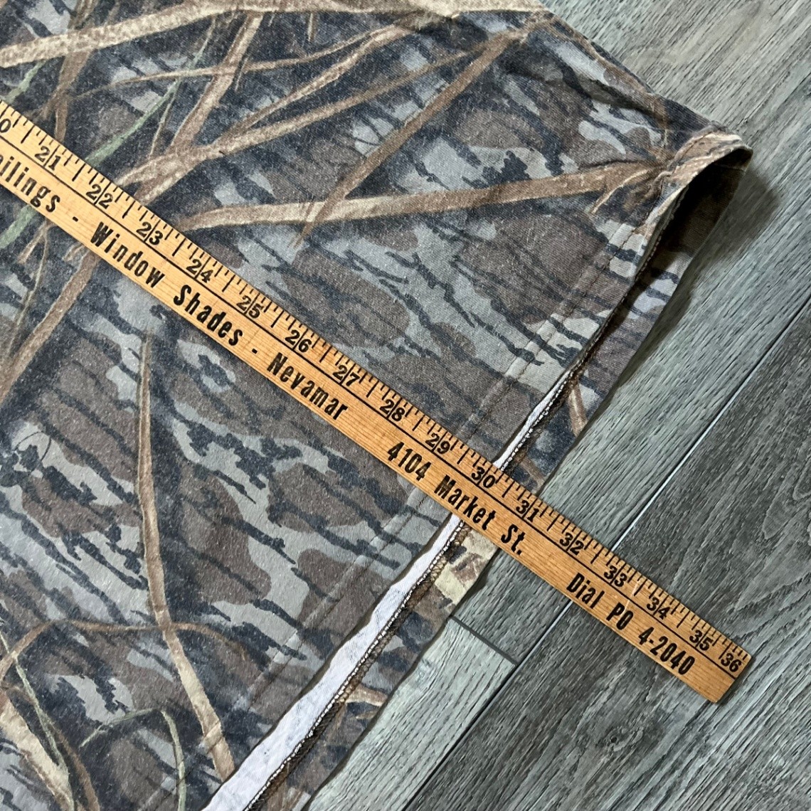 Vintage Jerzees Outdoors Long Sleeve Marsh Camo Hunting Shirt Cotton Men’s 2XL
