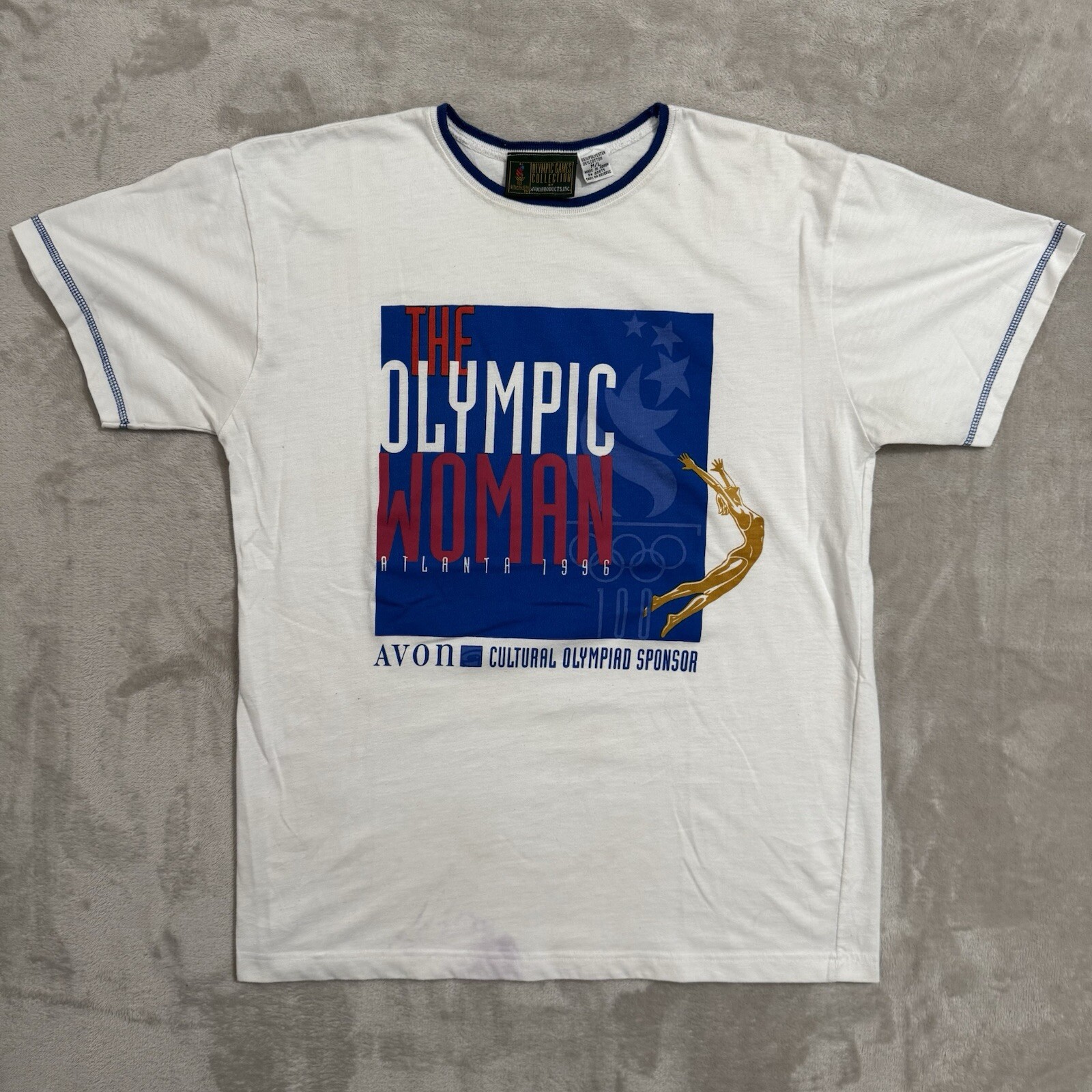 Vintage 1996 Atlanta Olympics The Olympic Woman T-Shirt Women’s Size Large VTG