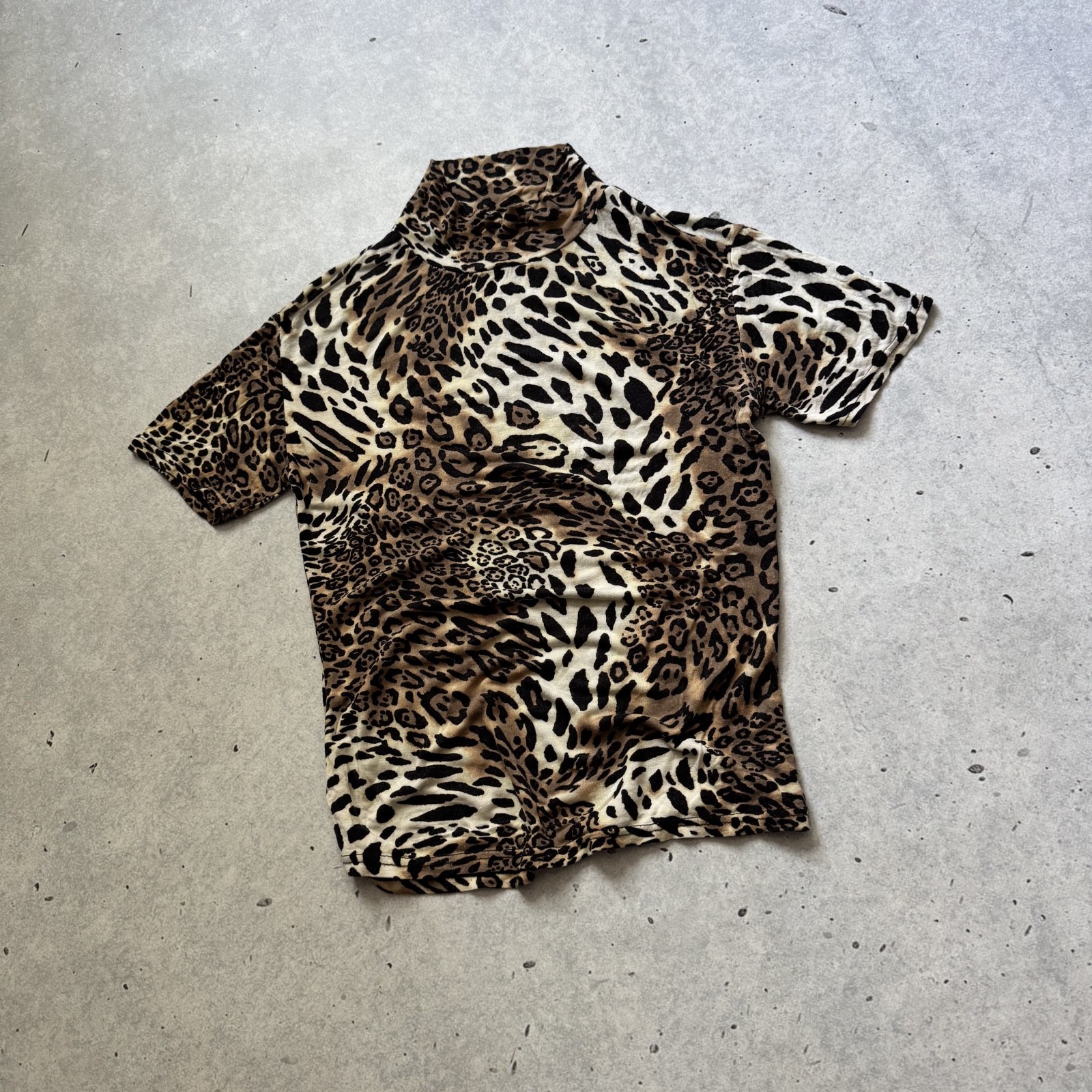 Roberto Cavalli TYPE! Leopard Pattern Women’s Top Shirt size M