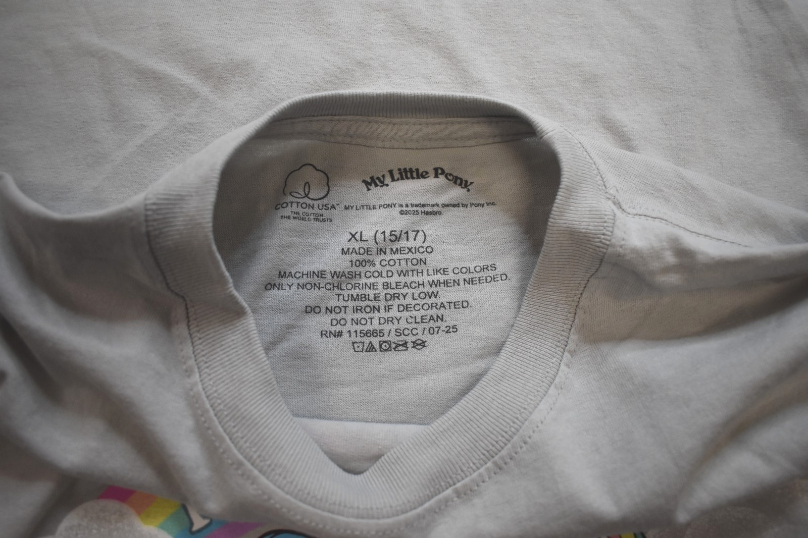 My Little Pony Juniors Silver Tee Shirt Dress New M, XL