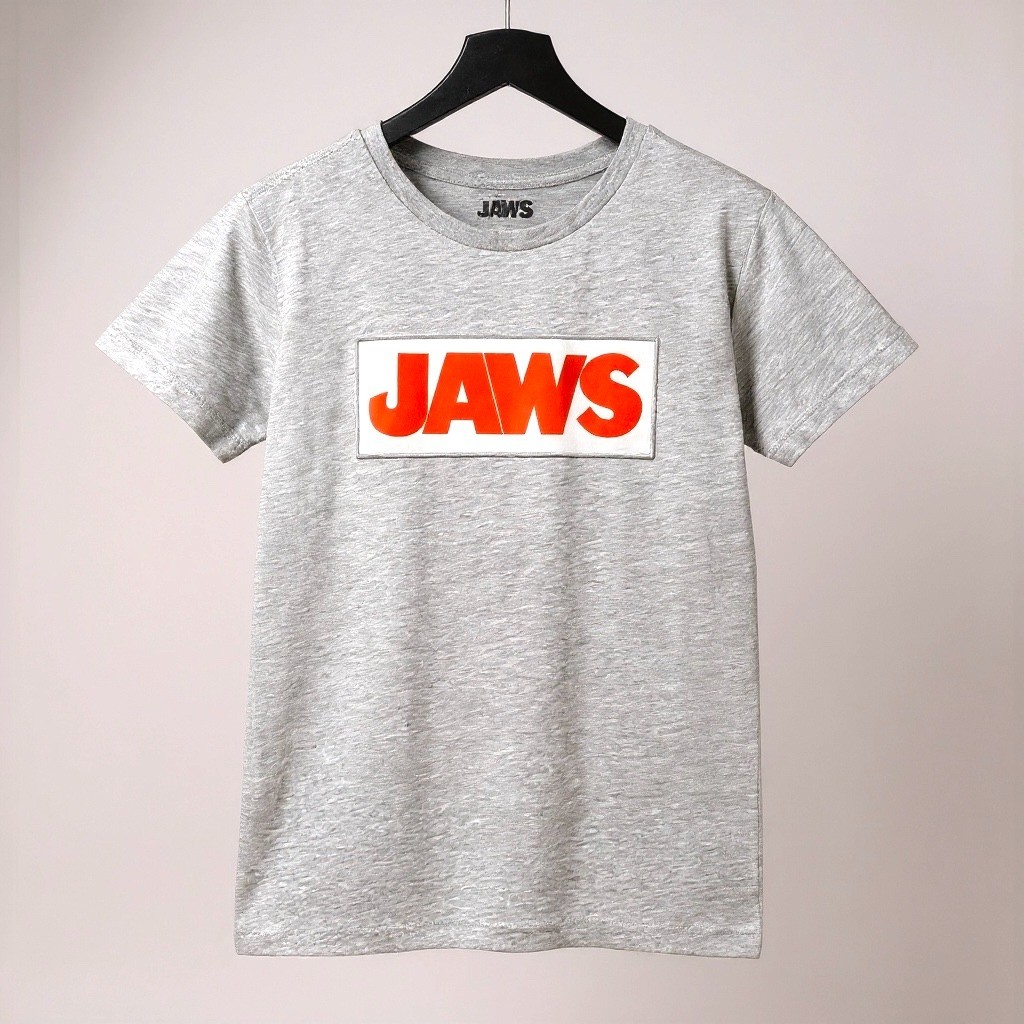 Jaws Universal Studios Shirt Women S Gray Double Sided Movie Graphic Tee