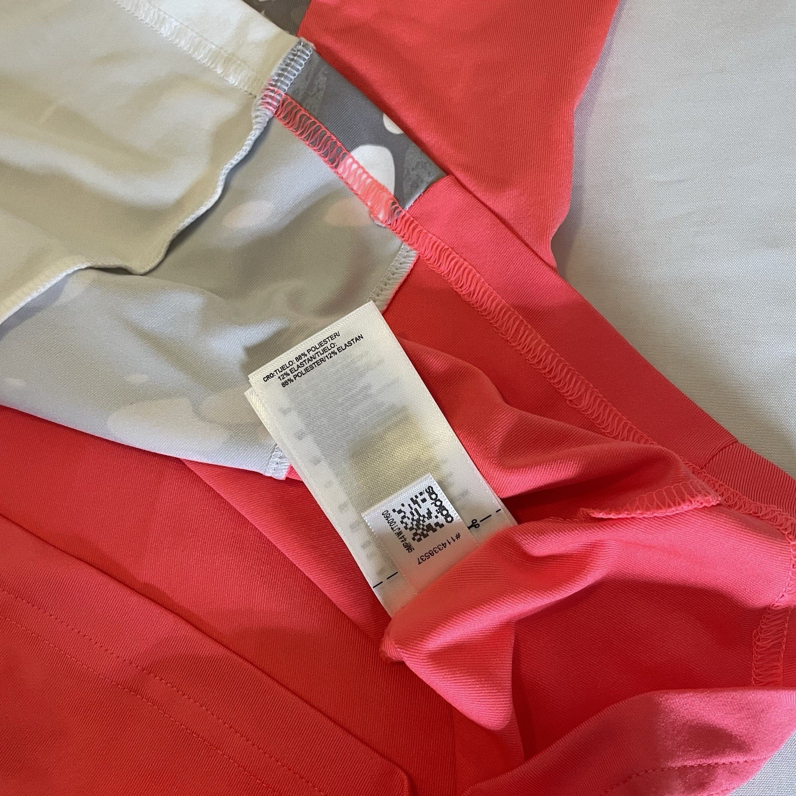 ADIDAS x STELLA McCARTNEY | Barricade Tennis Top Coral Pink White Size Large