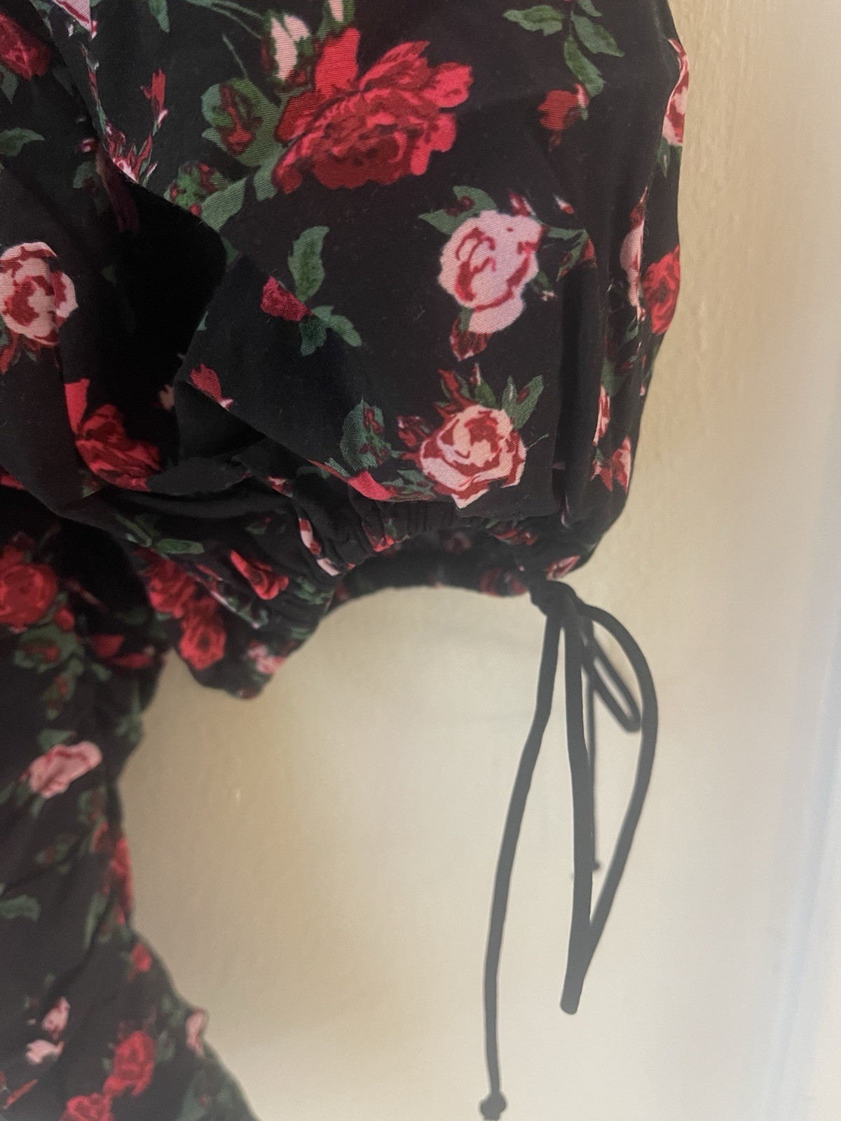 For Love & Lemons Womens Floral Bodice Corset Top Size Small Boho Y2K Retro