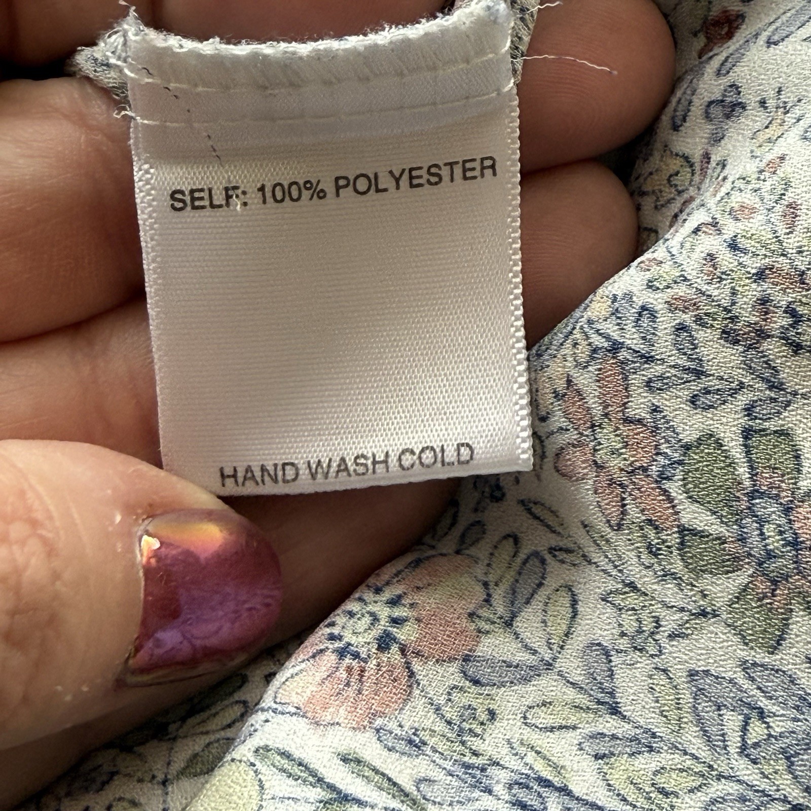 Rose + Olive Lightweight Floral Blue Blouse 1X Cottagecore Office Coquette