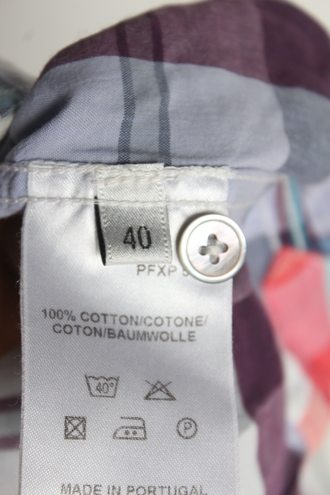 Paul Smith Womens Fitted Shirt – Multi – Size 40 (A17)