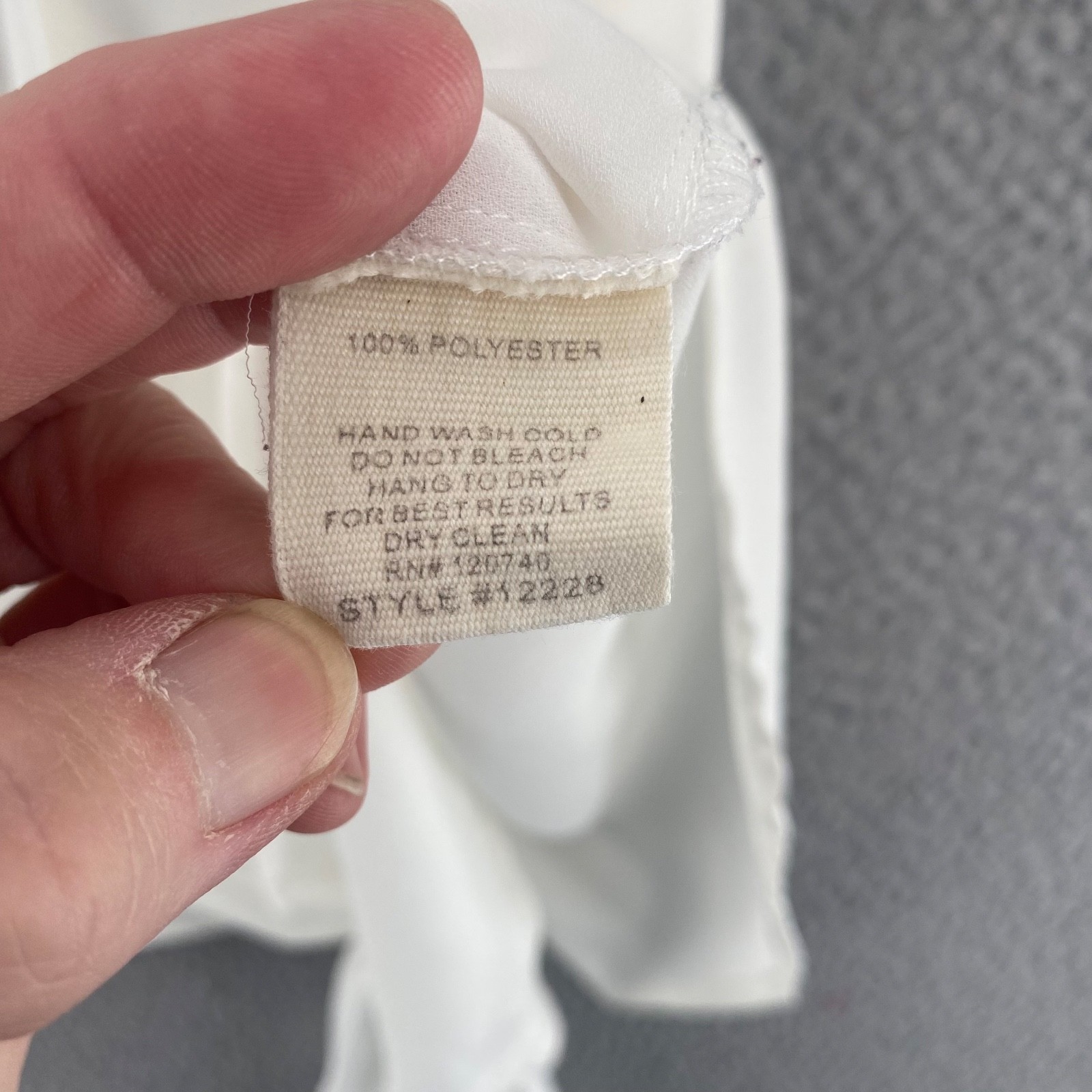 Mystree Top Womens Medium White Button Up Tie Front Sleeveless Collared Blouse