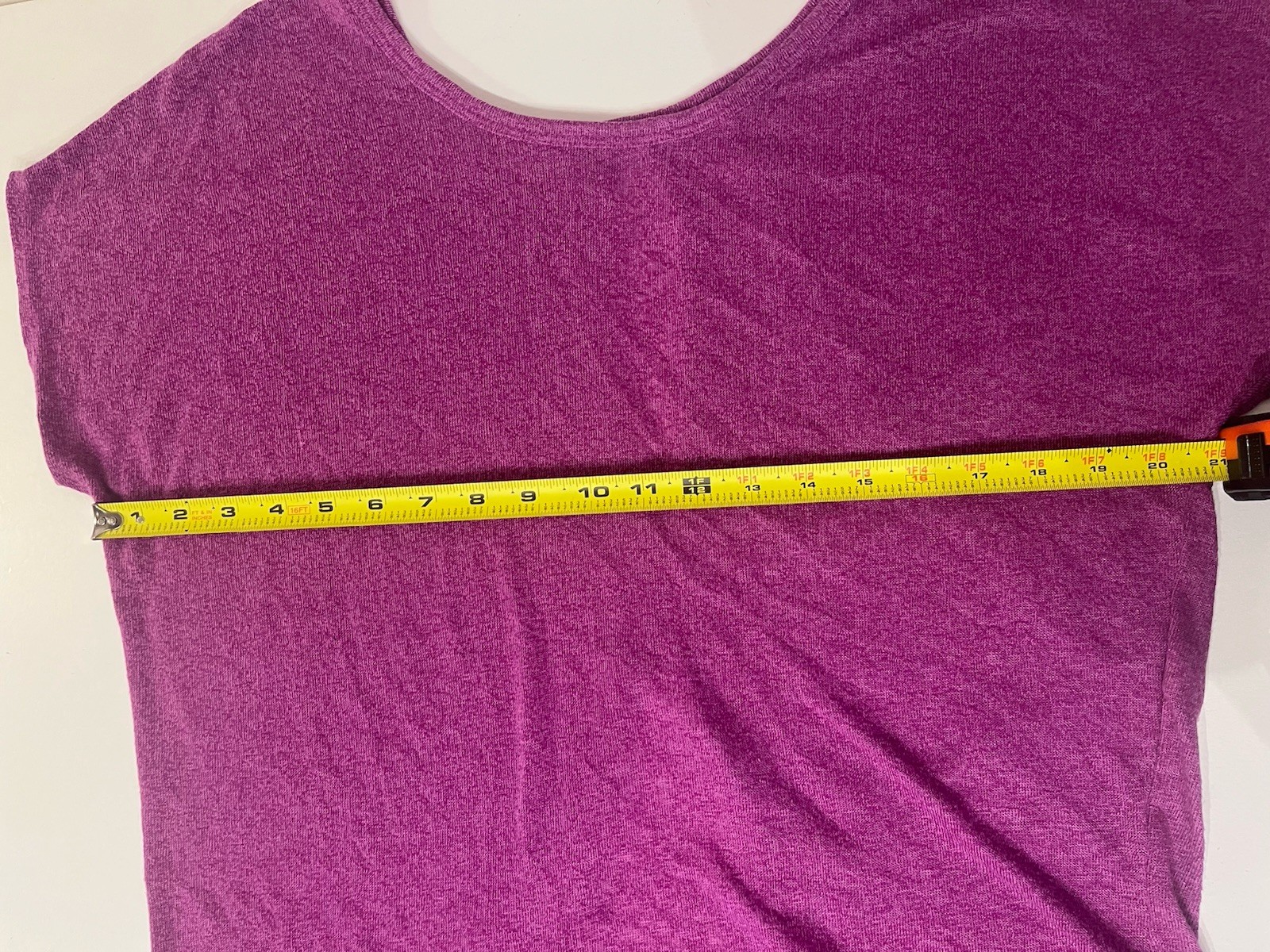Lane Bryant Purple 2 Back Slit Lightweight Short Sleeve Top Womans Size 14/16