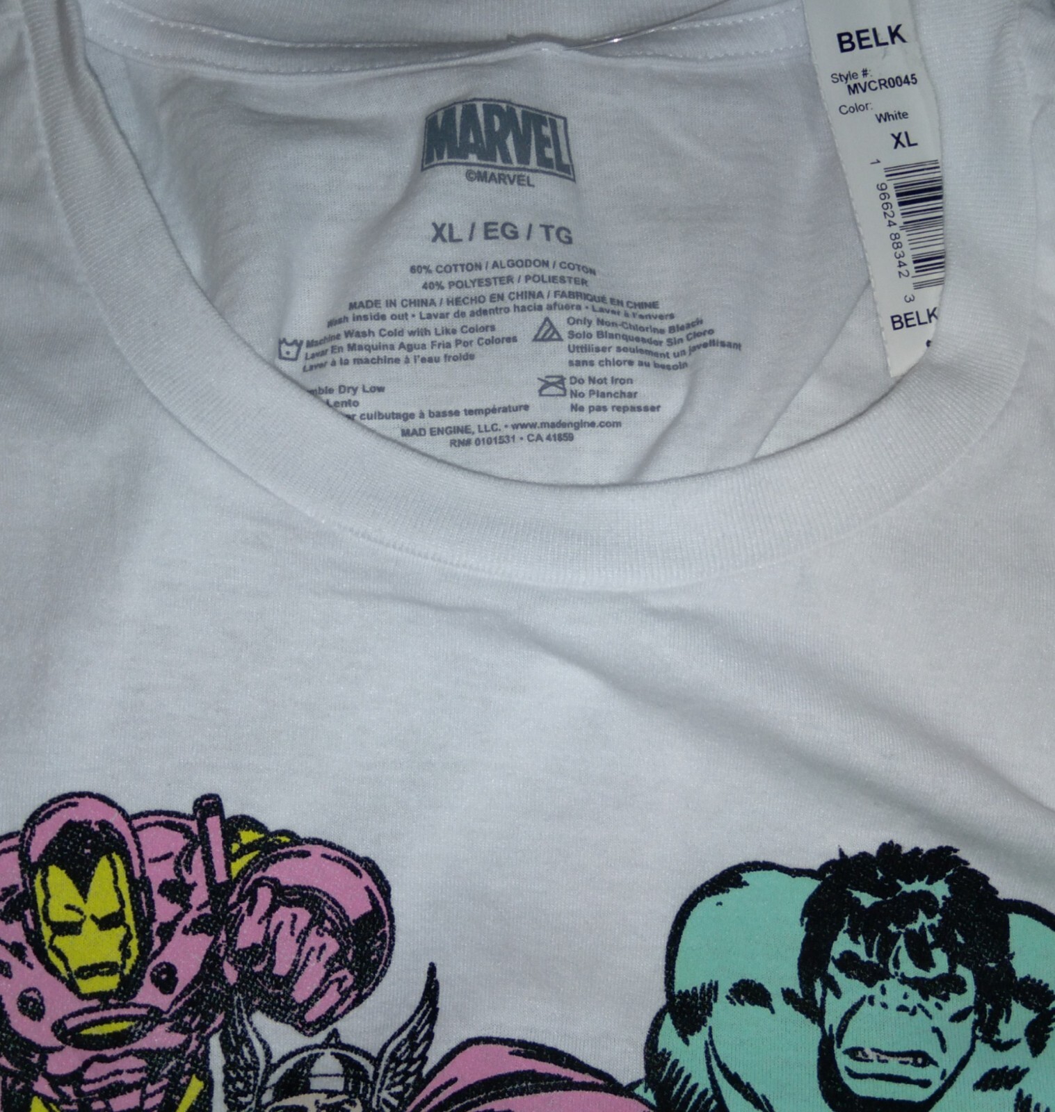 Marvel Comics Retro graphic tee