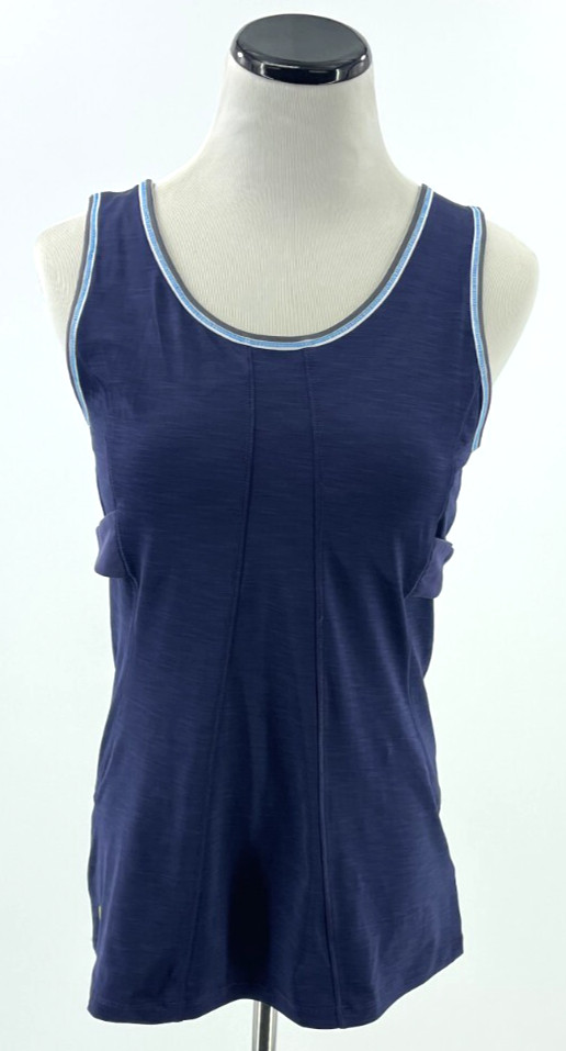 Lole Women’s Tank Top Navy Blue Size Large Built in Bra