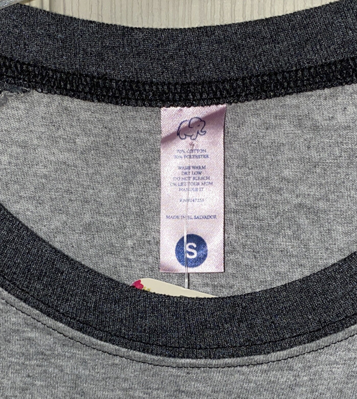 Sz Small Country Chicks “Love Second Base” 3/4 Length Shirt NWT