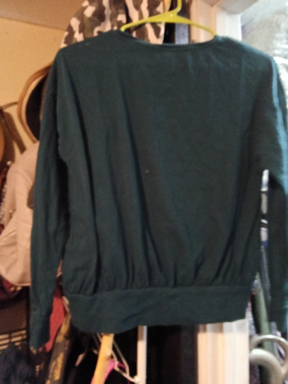 Old Navy Green Solid Knit Crew Neck Long Sleeve Pullover Sweatshirt, Women’s XXL