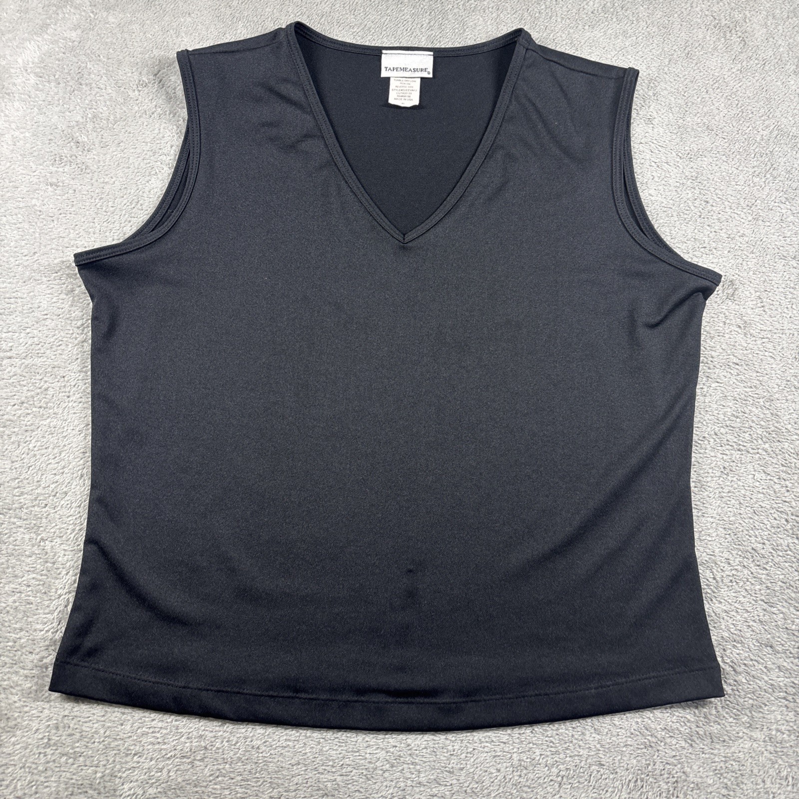 TAPEMEASURE BLACK DRESSY TANK WOMENS SIZE XL