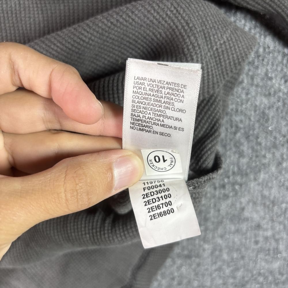 Lucky Brand Shirt Womens S Gray Cotton Henley-Neck Casual Outdoor Travel Stretch