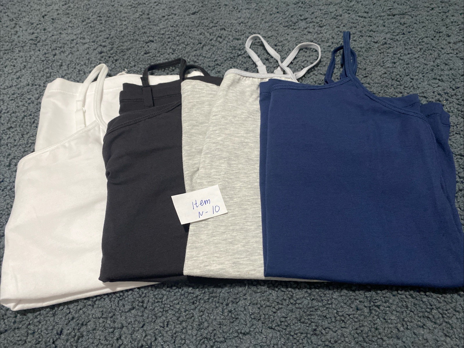 4 Pack maidenform Cotton Stretch Camis , Size S, Mix Colors New,