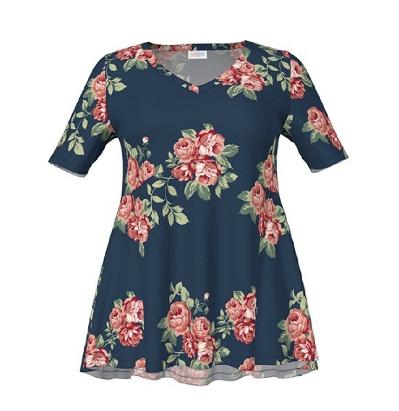 NWT LuLaRoe Large Jana Empire Waist Swing Top – As Pictured
