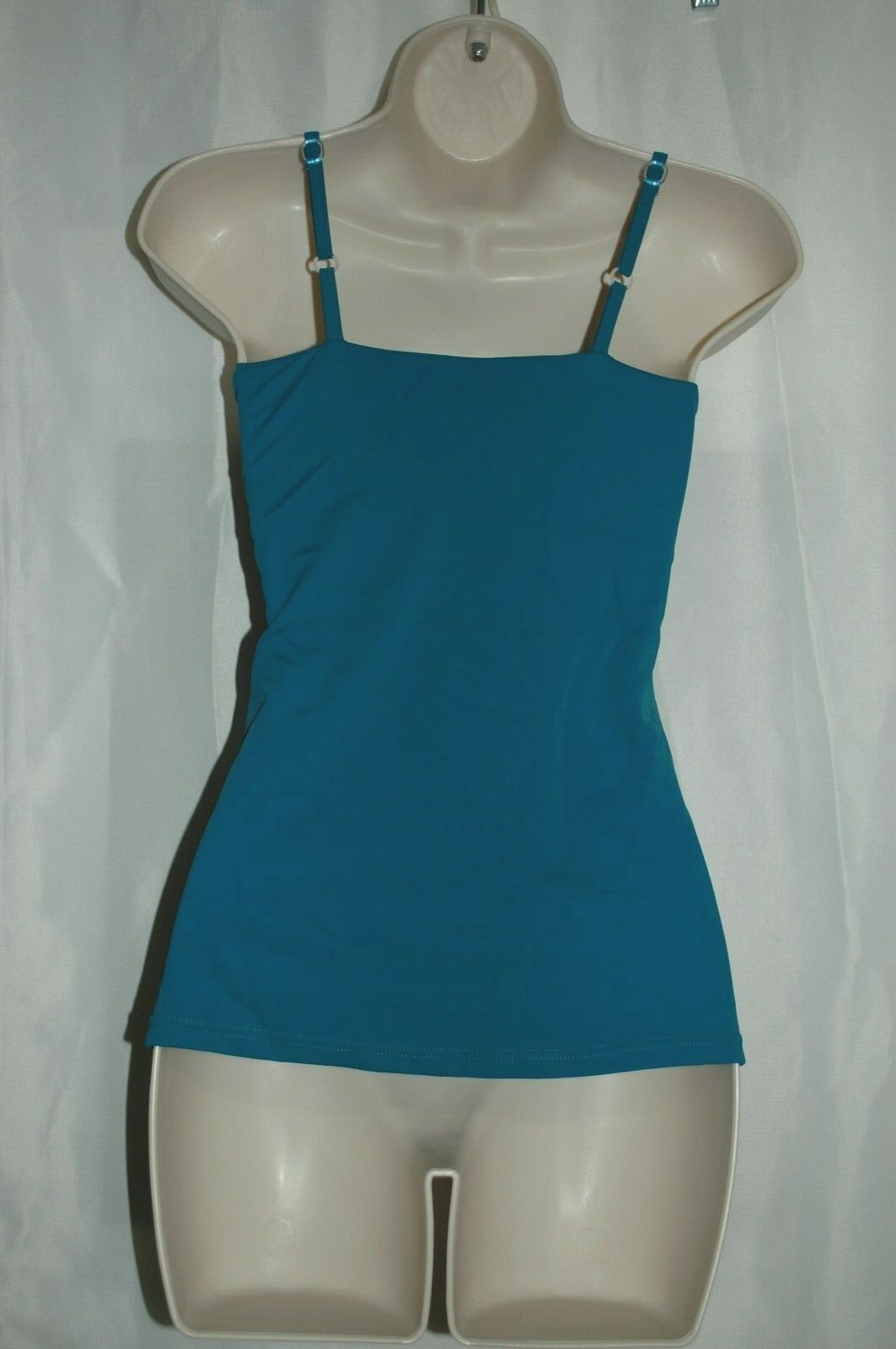 Beautiful Balera SA Turquoise Spaghetti Strap Tank Top RN 64830. New Size 8