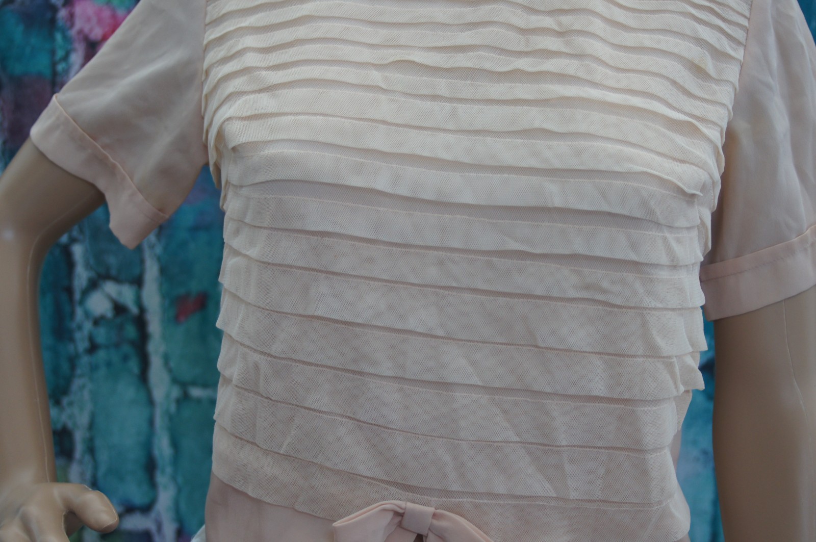 ASOS Peach Waist Length Blouse size 2