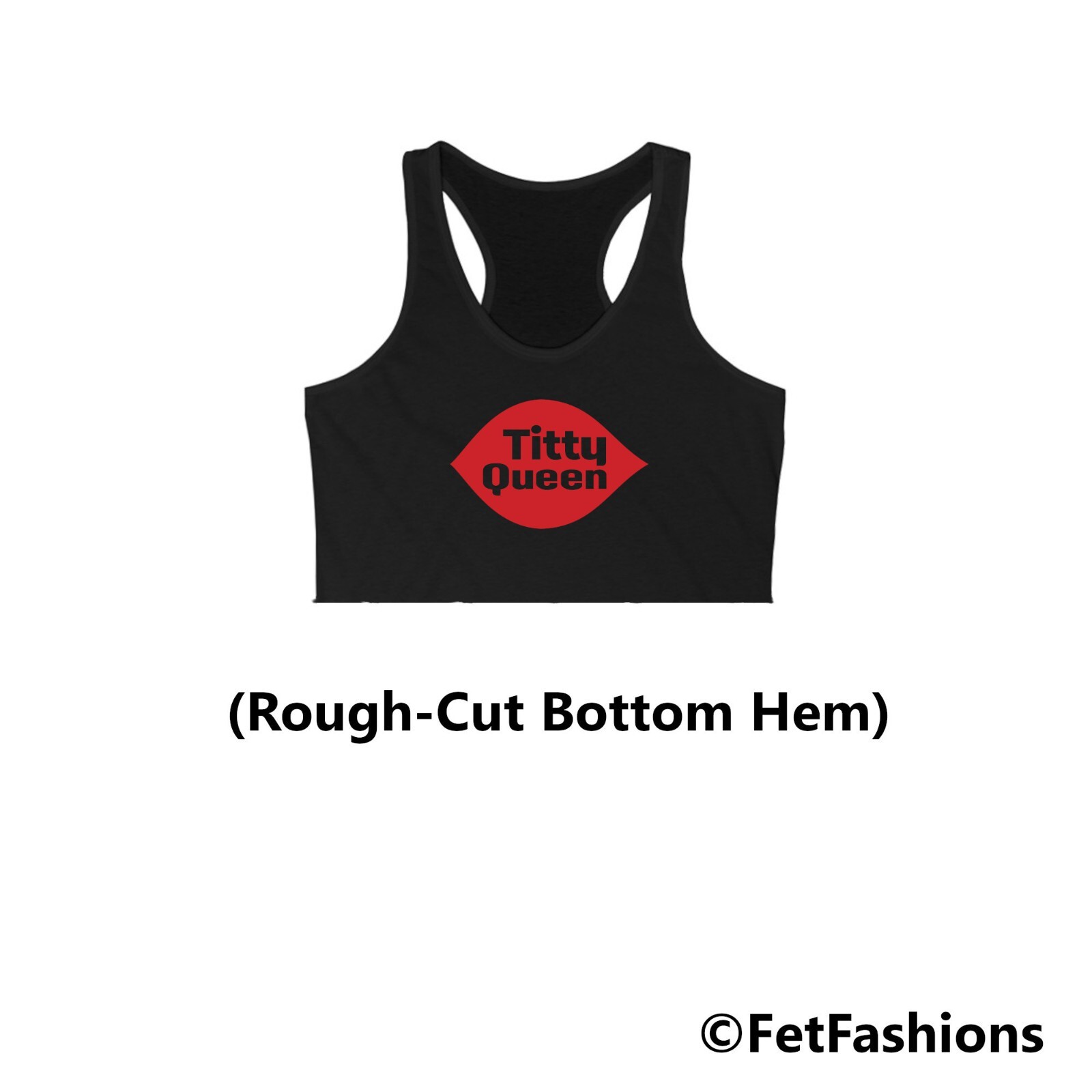Busty Big Boobs Clothing Slutty Shirt Crop Top Bimbo – Titty Queen ~ Crop Top