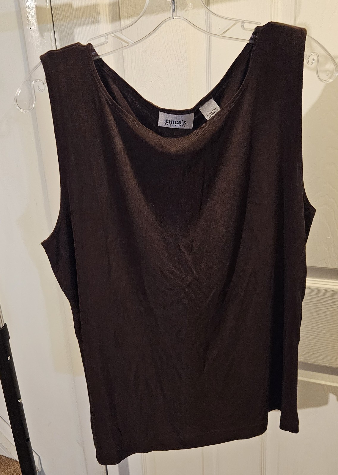 Chico’s Travelers Brown Tank – Sz 3