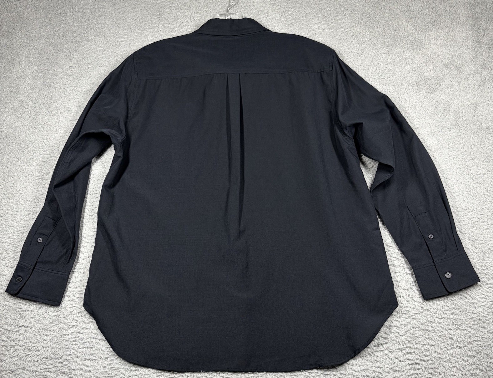 Unbound Merino Women’s Merino Wool M Black Travel Button-Up Shirt