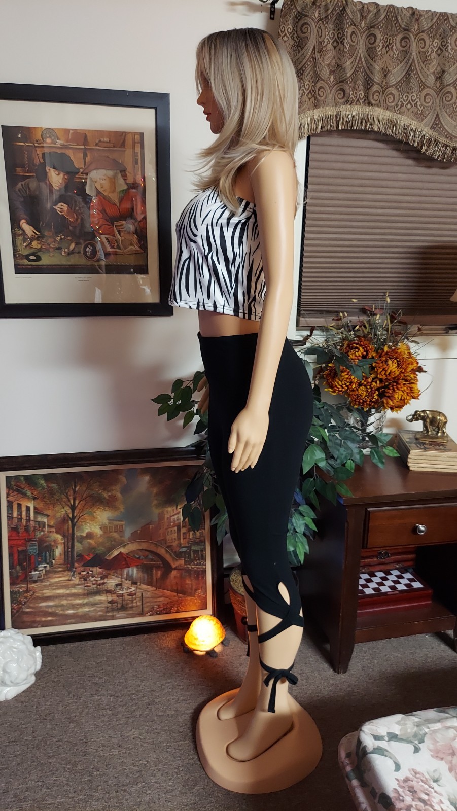 Animal Print Tube Top, Satin/Silky Feel Top. Fun And Sexy