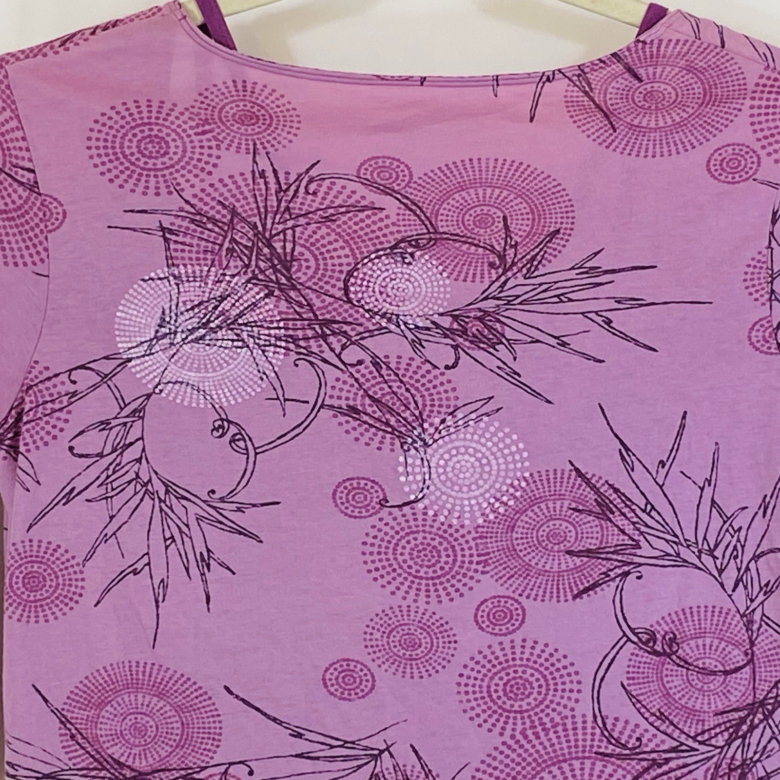 Columbia 2 Piece Top + Tank Pink Purple Womens L AL6106
