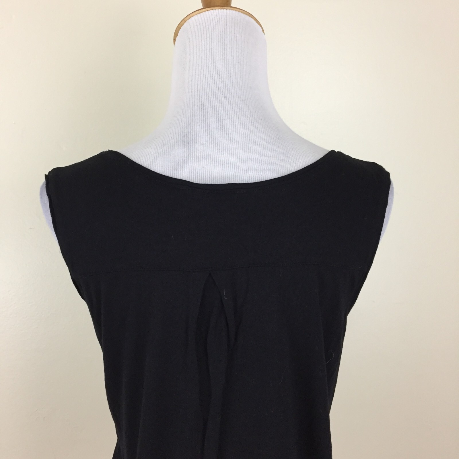 ZARA W&B Collection Men’s sz Small Black Silver Studded Shoulder Straps Top